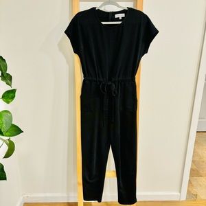 Piper & Scoot Jumpsuit Short Sleeve  Black